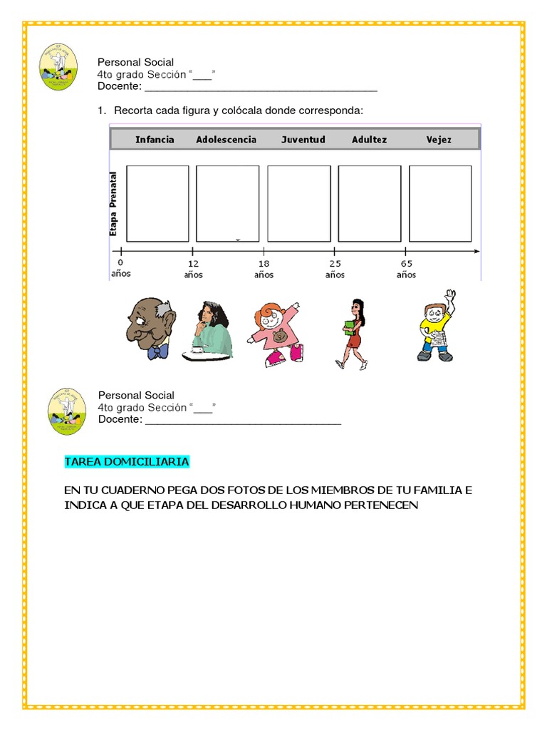 Actividades de Personal Social 4to Grado | PDF
