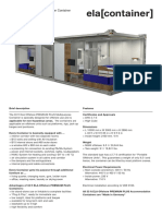 33 FT ELA Offshore Accommodation Container Type: Premium Plus