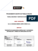 Procedimiento Escrito de Trabajo Seguro: "Carga, Descarga Y Despacho de Materiales"