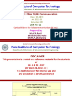 Pune Institute of Computer Technology: Subject: Fiber Optic Communication
