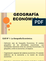 4) Presentación de La Geografía Económica