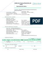 Nota Crédito de La Factura Electrónica de Venta: Representación Gráfica