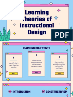 LEARNING THEORIES OF INSTRUCTIONAL DESIGN