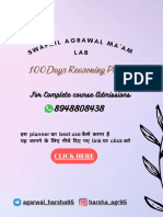 100 Days Reasoning Planner: SW APN Il Agrawal Ma'A M LAB