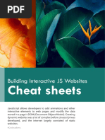 Building Interactive JS Websites: Cheat Sheets