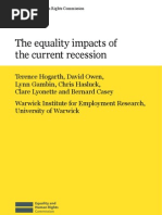 47 the Equality Impacts of the Current Recession