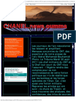 Chanel, News Oumma - Les Journaux de L'arc Néocolonial Les Relaient Et Amplifi