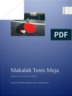 Makalah Tenis Meja