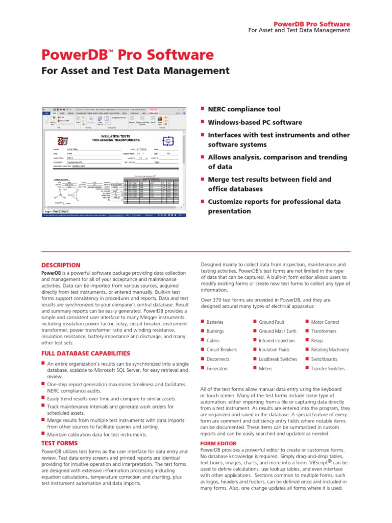 PowerDB DS en | PDF