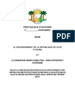 Protocole D'Accord: # - /2023/RCI/MMPEE