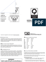 Quantum Q2500 Subwoofer Manual Combined 12 - 20 - 121