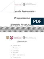 Proceso Planeación Programación Ejercicio Fiscal 2023 SSC