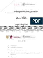 Planeación - programación 2023 segunda parte