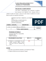 Analisis de La Cuenta Bancos