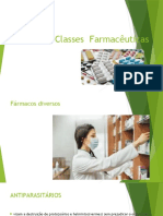 Classes Farmacêuticas Diversas Do SN, Infec, Paras - Hemato.analg - pptx1