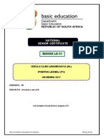 National Senior Certificate: Ibanga Le-12