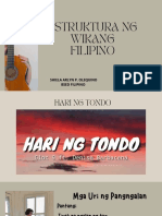 Estruktura NG Wikang Filipino