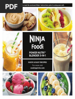 Power Nutri™ Blender 3-In-1: Please Make Sure To Read The Enclosed Ninja® Instructions Prior To Using Your Unit