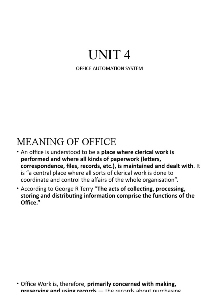 Office Automation System Overview | PDF | Microsoft Excel | Microsoft ...