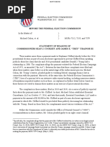 Before The Federal Election Commission