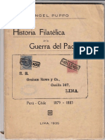 Historia Fi Atelica Guerra Del Pacifico: Peru - Chile 1879 - 1883