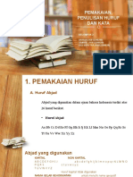 Pemakaian, Penulisan Huruf Dan Kata: Kelompok 2: ARISAH (16012200288) SAMSUL (16012200020) OGI SAPUTRA (16012200038)