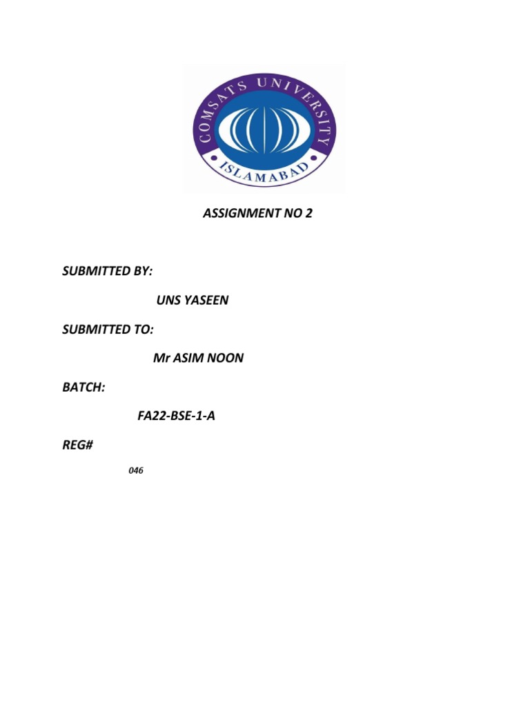 Lab Assignment No.02 PDF