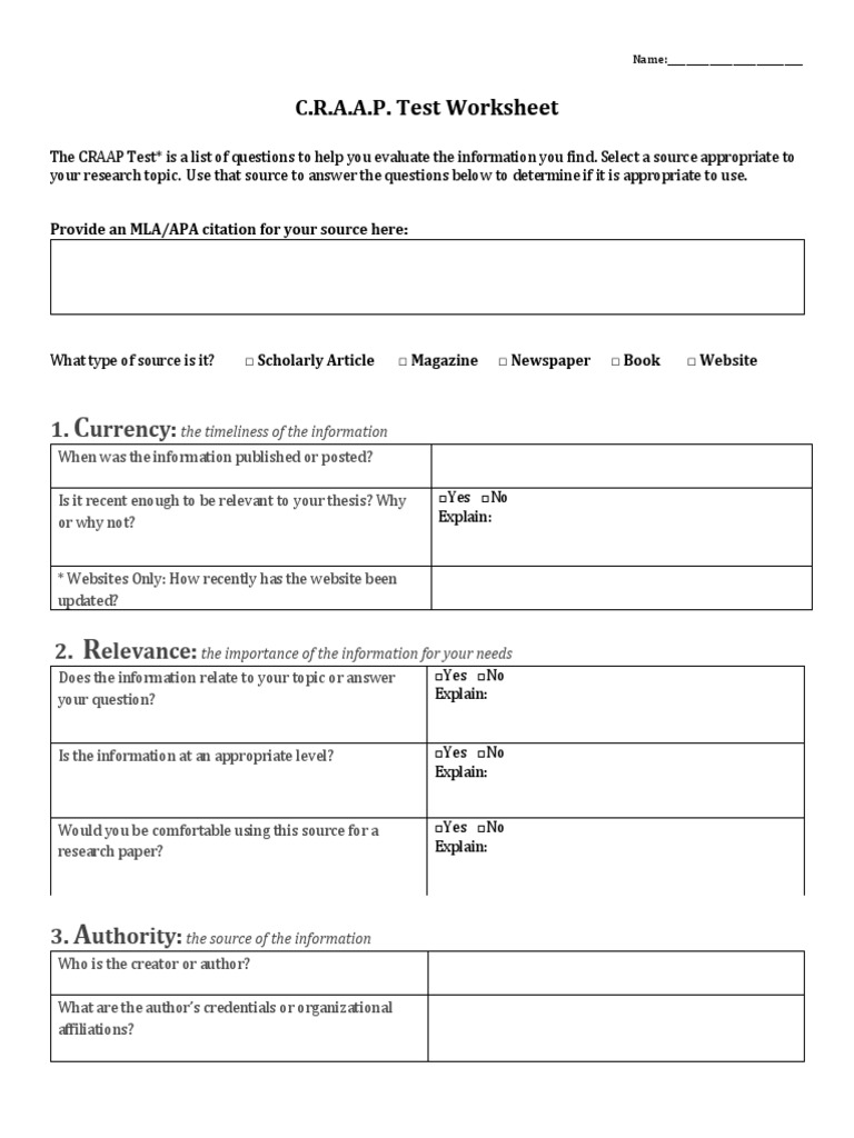 Craaptestworksheet (1) (8203) | PDF | Communication | Cognition