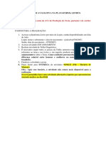 A Atividade Compõe A Nota Da AV1 de Produção de Texto, Portanto É de Caráter Obrigatório