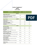 MENIU Gaudeamus 23 Martie 2023.