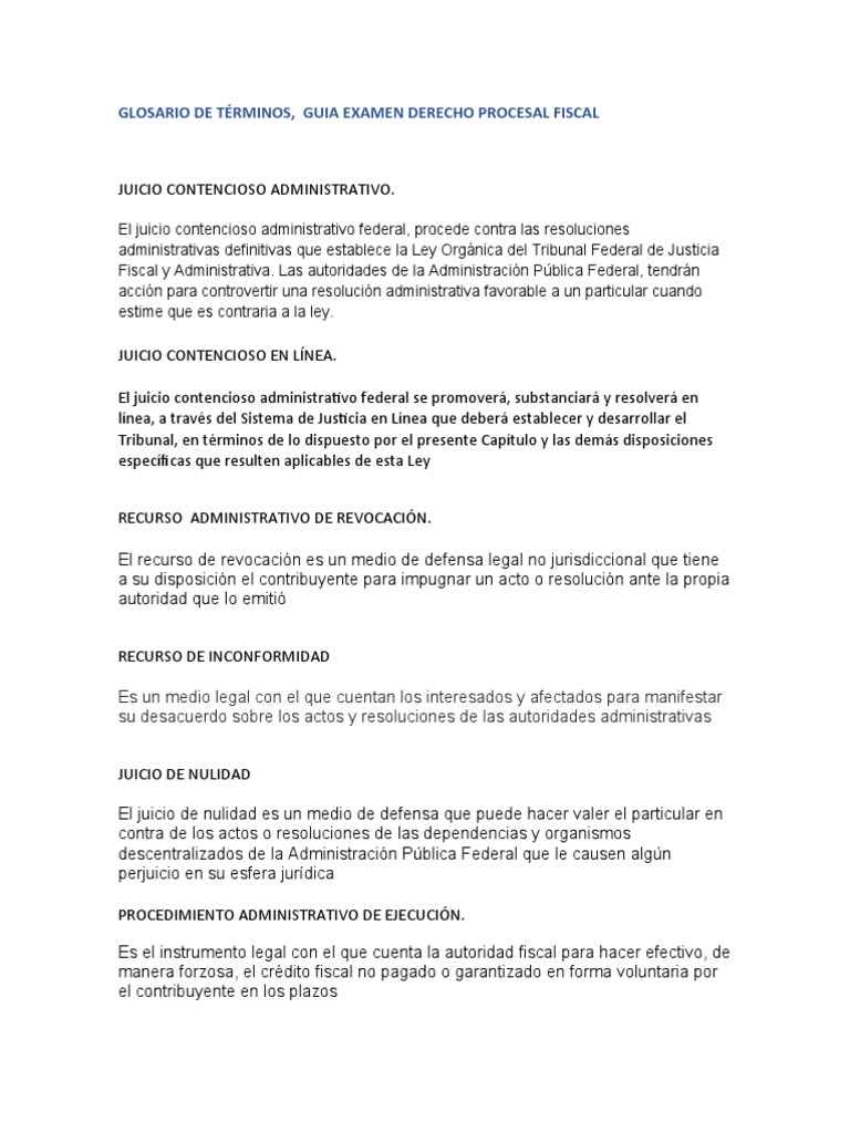 glosario-de-terminos-derecho-procesal-fiscal-pdf-ley-administrativa