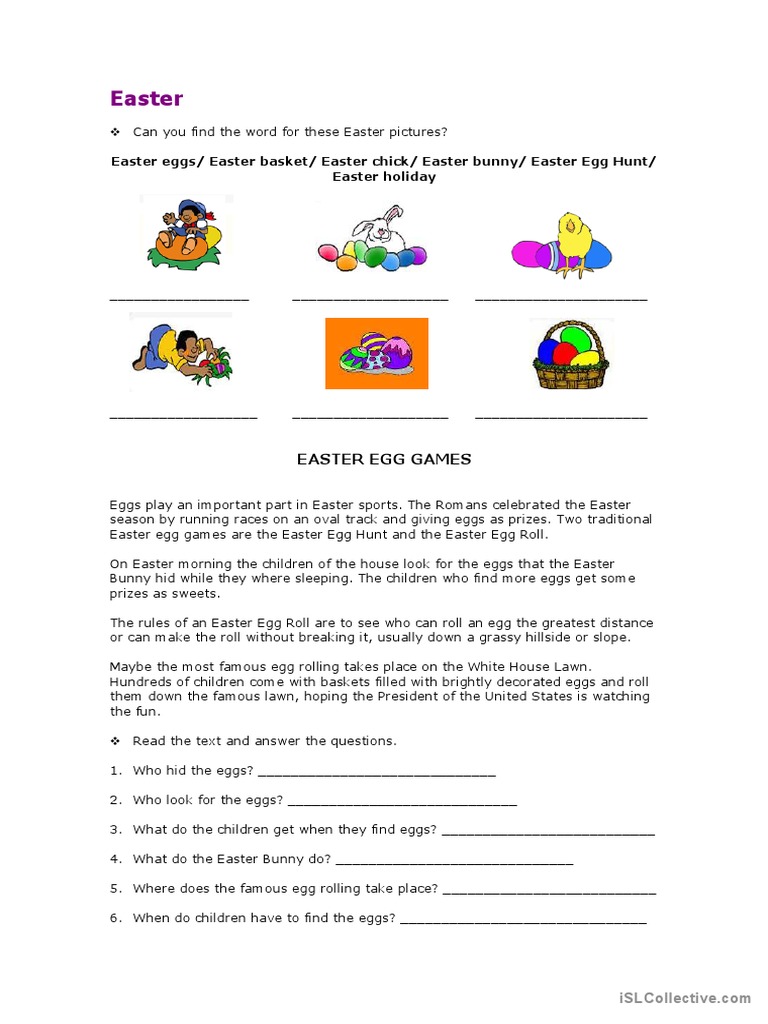 Easter Activities | PDF