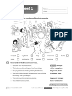 Worksheet 1: Instruments