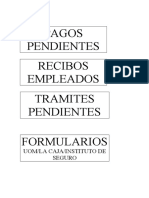 Pagos Pendientes Recibos Empleados Tramites Pendientes Formularios