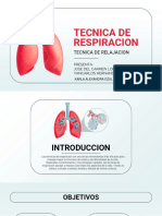 Diapositiva D e La Tecnica de Respiracion