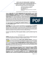 Junta Local de Conciliación Y Arbitraje: "2022, Año Del 160 Aniversario Luctuoso de Don José María Bocanegra"