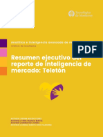 Resumen Ejecutivo Del Reporte de Inteligencia de Mercado Teletón