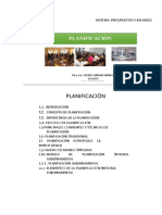 Planificaciön: 1.4. Proceso de Planificaciön Principales Corrientes Y Tğcnicas de