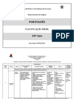 Português: Planificação Anual