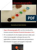 Paper Chromatography: Presented By-Dr/ Samir Morshedy