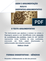 AULA 6 Padrão Dissertativo-Argumentativo LA