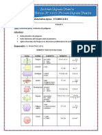 Perímetro de polígonos y teorema de Pitágoras