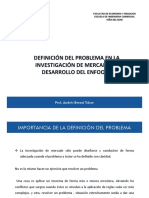 Definición Del Problema y El Enfoque - Investigación de Mercados UNAB 2020