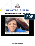 Assassinatos de LGBT No Brasil: GGB - Grupo Gay Da Bahia