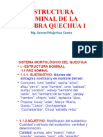 Estructura Nominal de La Palabra Quechua 2
