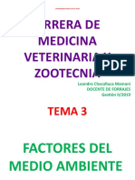 Carrera de Medicina Veterinaria Y Zootecnia: Leandro Chacalluca Mamani Docente de Forrajes Gestión II/2019