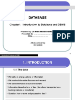 01 Introduction DBMS History of DB 15 04 2020