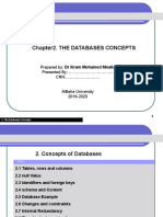 Chapter2. The Databases Concepts