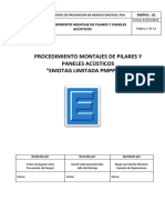 PTS Montaje de Pilares y Paneles Acùsticos