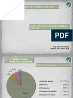 Conservacion de Los Caminos Rurales